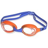 A3 Performance A3 Flex Youth Swim Goggles | Leak-Free, Comfortable, Clear Vision | Stylish for Girls, Boys, Toddlers | Perfect for Swimming Outside and Indoors | Safe and Easy to Use (Orange/Royal)