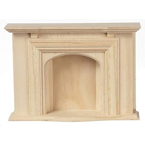 Dolls House Jamestown Unfinished Fireplace Furniture Cover
