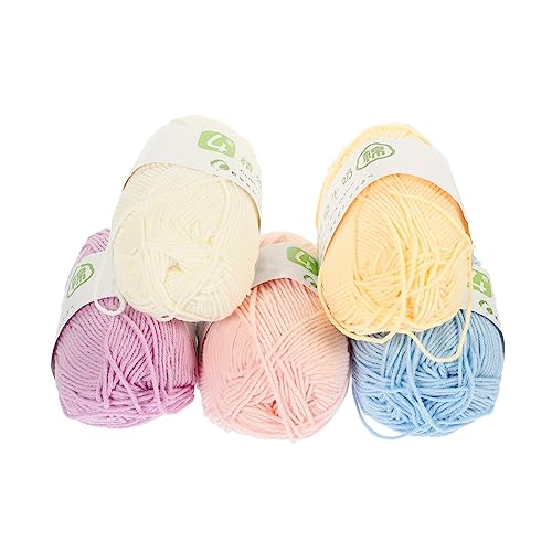 Homoyoyo 5pcs Convenient Yarns for Crocheting Soft...
