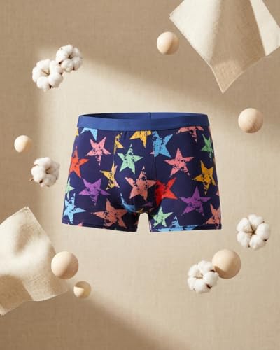 Image of Multi-Printed Men Underwear Breathable | Briefs Shorts Middle Waist | Free Size.