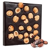 La Fondenteria Tavoletta Fondente 100% con Pasta di Cacao e Nocciole Tostate, senza Zucchero | Cioccolato Artigianale Extra Fondente a Base di Massa di Cacao, Fatto Artigianalmente in Italia (110 g)