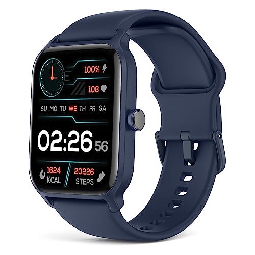 EGQINR Smart Watches 100+ Fitness Tracker IP68 Impermeabile per Android iPhone