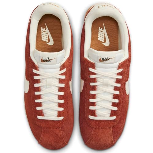 Image of Nike Cortez SE Suede Men's Shoes (HF3142-200, Dark Russet /Flax /Muslin /Sail) Size 12