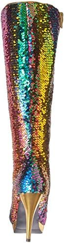 Ellie Shoes Women's 421-GILLIAN-M Fashion Boot, Gold, 6 M US | Image 2