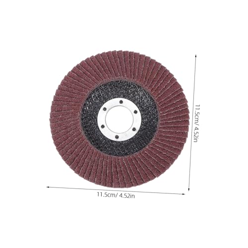 SOLUSTRE Grinding Wheels for Angle Grinder 10pcs Flap Discs Polishing Sanding Discs for Metal Stainless Steel Sanding Discs