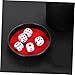 LIOOBO Fleece-Lined Leather Dice Cup Base Tray Lid 5-Piece Set for Gaming for Role-Playing KTV Parties and Dice Transport