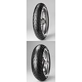 【前後2本セット】 PIRELLI(ピレリ) オートバイ用 ANGEL ST 120/70ZR17 (58W) TL + 180/55ZR17 (73W) TL バイクタイヤ 二輪用 2本