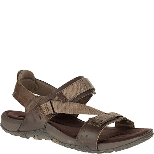 Image of Merrell Men's Terrant Strap Sports Sandals, Brown (Dark Earth), 12 UK 46 EU