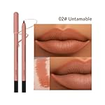 KISSIO Lip Liner,Creamy Lip Pencil,Long Lasting Lip Liner with Sharpener,Matte Finish,Smooth and Soft,Non-Dry,Easy to Use,Cruelty free,0.02 oz,02 Untamable - Image 2