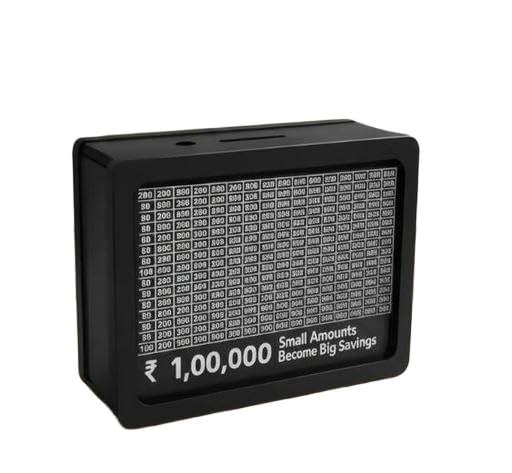 KUMAWAT Enterprises 1,00,000 Savings Challenge Wooden Money Frame | Money Saving Box with Tracker | Piggy Bank for Home & Office_KUM_Box_545-image-48
