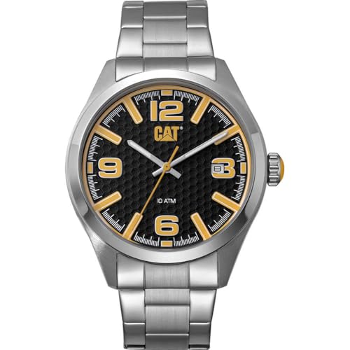 La mejor comparación de Caterpillar Reloj los más solicitados. 43 CAT Reloj Hombre Brazalete de Acero Color Plata QA.141.11.137