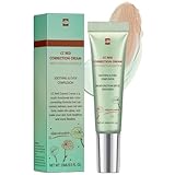 CC Red Correct with Centella Asiatica, Colour Correcting Foundation, Corrector Face Concealer, Lightweight CC Cream Tinted Moisturiser with SPF 25, 15ml - Image 1