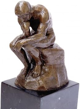Kunst & Ambiente Auguste Rodin The Thinker Statue, Bronze