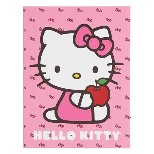 Hello Kitty LED Wall Art for Kids,Light-Up Canvas Wall Décor by Sanrio,11.5' x 15.75', Battery Operated Night Light for Bedrooms & Playrooms
