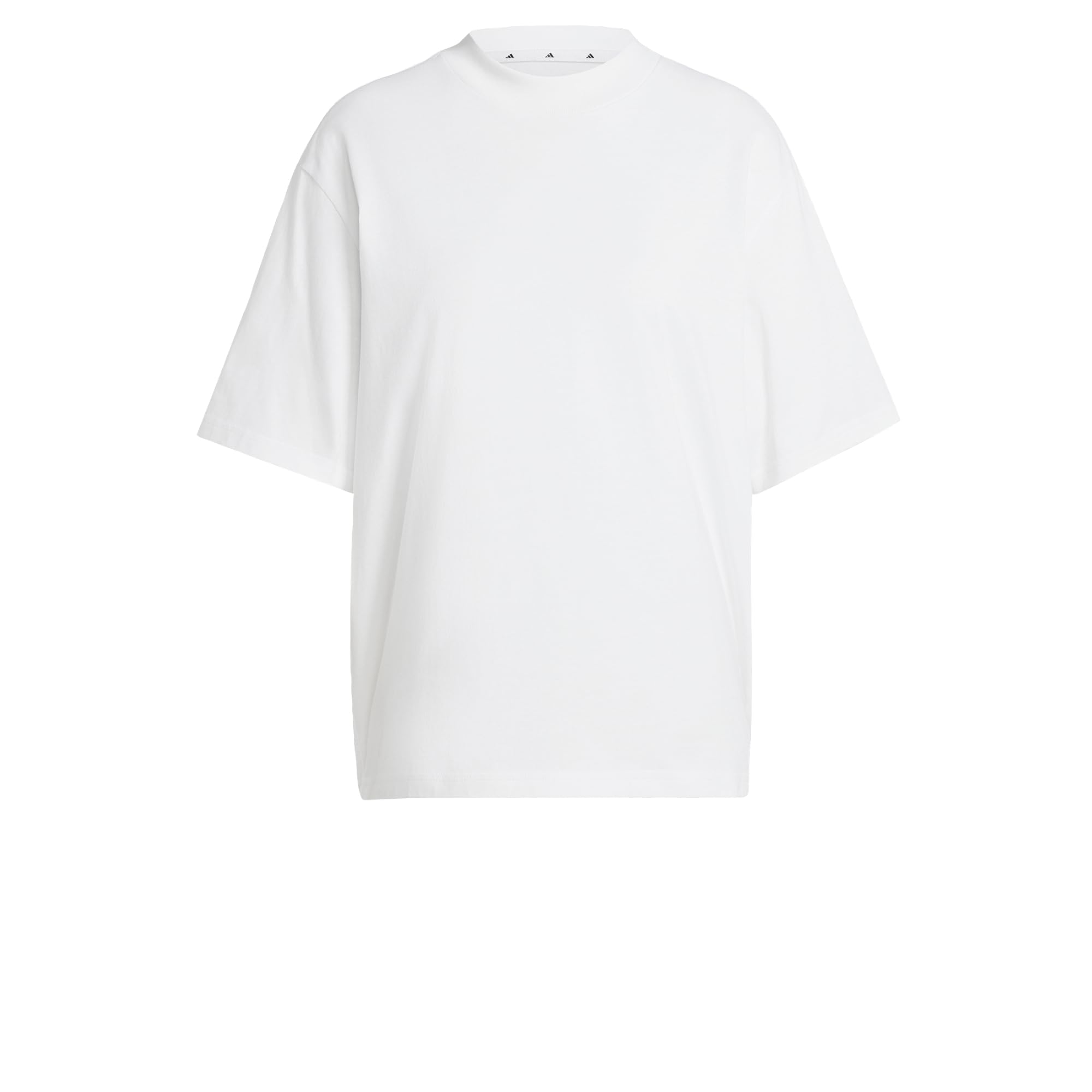 adidas Women's Essentials Contemporary Logo Boyfriend T-Shirt, White, XXS