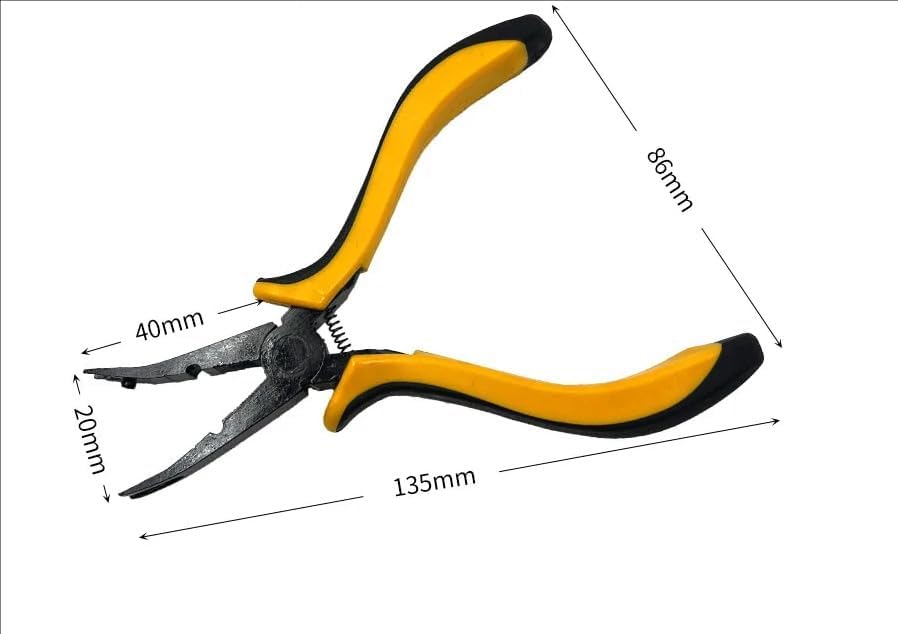 Ball Link Plier Helicopter Airplane Car Repair Tool Kit Tool For Rc Toy Model Long Nose Pliers Oblique Head Shear (3pcs Set)
