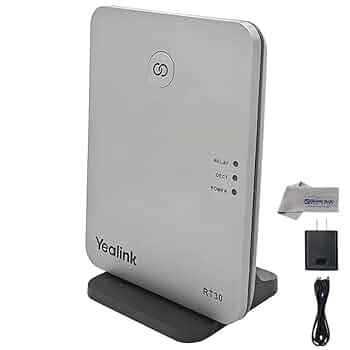 Yealink W60B DECT IPベースステーション W56Hハンドセット Yealink W60B DECT Base Station + W56H Handset IP Phone