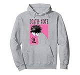 Death Note L Pink Box and Overlap Pullover Hoodie