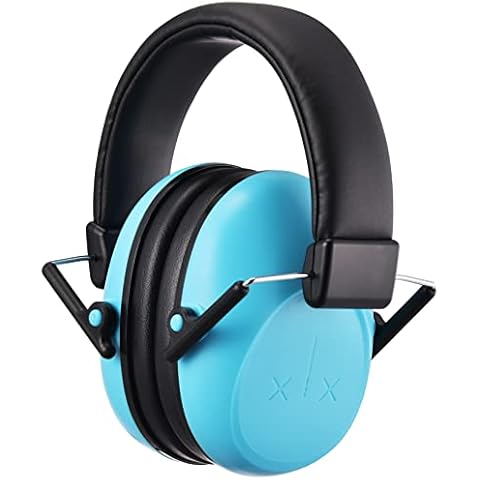 ERM TOOL Kids Ear Defenders Children, 28dB Noise Cancelling Earmuffs, Toddler Ear Protection, Feather-Feel Ear Ptrotection Kids, Comfortable Lightweight for Concentrate, Firework, Loudy Music, Blue Cover