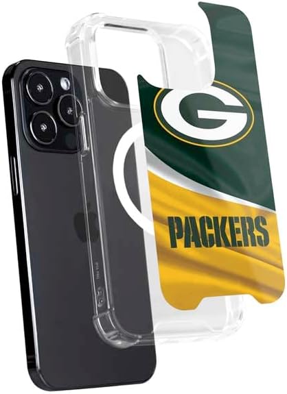 Skinit Phone Case Compatible with MagSafe iPhone 13 Pro Max - Officially Licensed NFL Green Bay Packers Design
