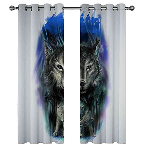 Rideau salon occultant loup thermique isolant phonique à oeillets - 3
