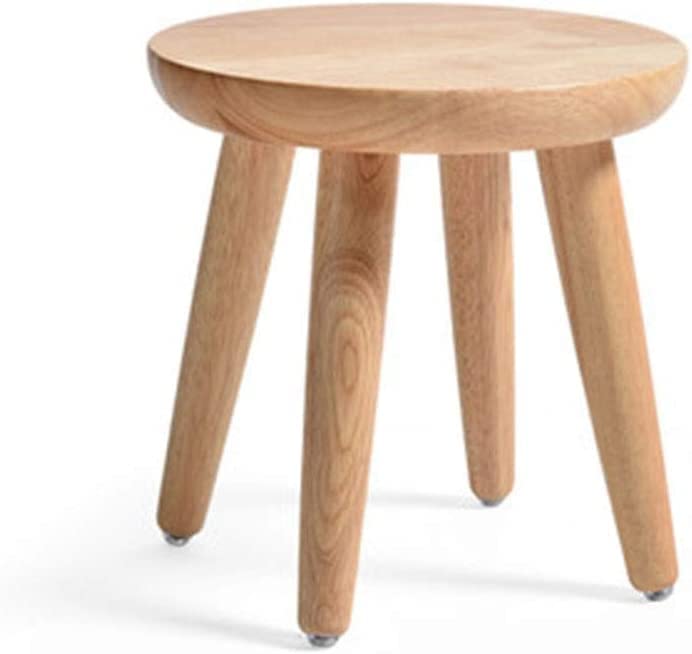 Tabouret de Salle à Manger en Bois Massif au Design Noble