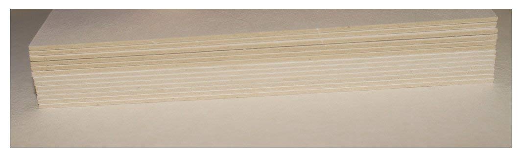 50 Stück Bierdeckelpappe Format DIN A3 (297 x 420 mm) 1,8mm starke originale Bierfilzpappe, cremefarben, Sonderformate möglich auf Anfrage