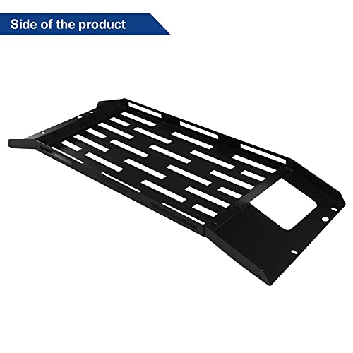 Boardroad Rear Cargo Basket Interior Rack Luggage Storage Carrier Metal For 07-18 Jeep Wrangler Jk (No Drill) #TOP1