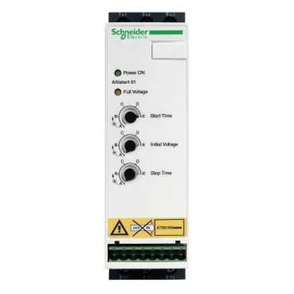 Schneider Electric ATS01N222QN ATS-01 Démarreur Ralentisseur Progressif, 154 mm Hauteur x 45 mm Largeur x 131 mm Profondeur, 11 kW Puissance Moteur, 22 A