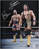 Rick & Scott Steiner WWE Autographed 16" x 20" In Ring Photograph - Autographed Wrestling Miscellaneous Items