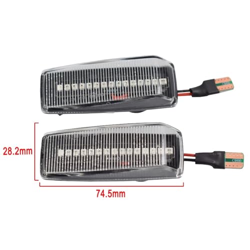 Clignotant dynamique Led séquentiel Benz W124 W201 W202 cristal
