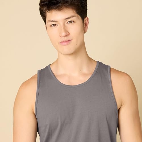 Image of Amazon Essentials Men's Regular-Fit Sleeveless Tank Tops