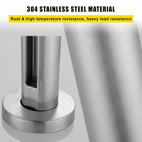 Poteau de balustrade extérieur en inox pour sécuriser le balcon