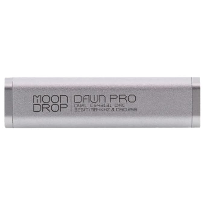 Moondrop Dawn PRO USB-C DAC/AMP Portable, Mobile High Performance DAC/AMP USB-C Soundkarte, 3.5mm, MAC with 4.4mm Jack Output, PC,Smartphones