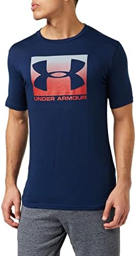 Under Armour Men's Boxed Sportstyle Short-Sleeve T-Shirt , Academy Blue (408)/Red , X-Large