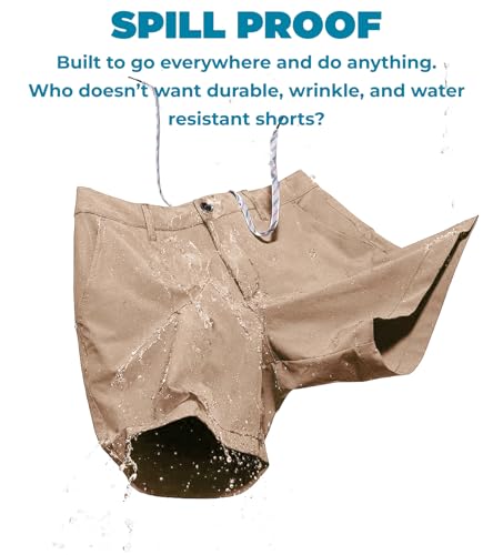 Image of Chubbies Everywear Men's Shorts - Mens Shorts Casual 6in Inseam, Elastic Waist, Water-Resistant, Zipper Pocket