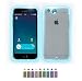 Winhoo iPhone 6 Plus /6S Plus Case,9 color in 1 LED Flash Case ,Can Change 9 Different Colors Incoming Call LED Flash Light Alerts Case Cover Skin For Apple iPhone (iPhone 6 plus/6S plus 5.5 inch)