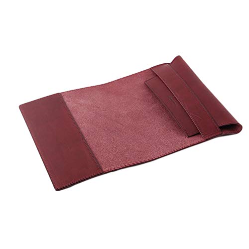lemma レンマ ブックカバー 文庫本 本革 文庫本サイズ 本カバー 厚みのできるサイズ 革 フリーサイズ モスト(ボルドー)