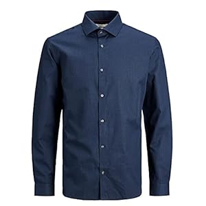 JACK & JONES Jprblaviggo Dobby Shirt L/S Noos heren Overhemd