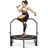 BCAN 450/550ポンド 折りたたみ式 ミニトランポリン 40インチ オレンジ