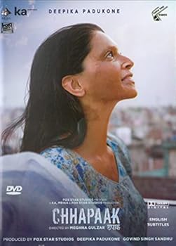 DVD Chhapaak Hindi Movie DVD -English Subtitles(NTSC - All Region) Book