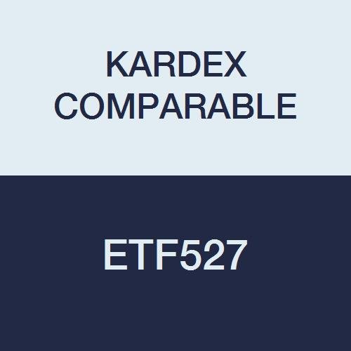 ETF527 End Tab Folder, No Fas, 11Pt Color Stock, Top and Side, A-Z Scale Printed on Tab, 11 3/4" x 9 1/2", 2-Ply, Red (Pack of 100)