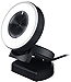 Razer Kiyo: Full HD 1080p 30FPS/720p 60FPS Computer Camera - Built-in Adjustable LED Ring Light Webcam - Advanced Autofocus - Streaming Web Camera for Gaming, Compatible with Windows and Mac (Renewed)