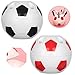 Produktbild Ziyero Kreativ Stiftehalter fußball Schreibwaren Bleistift Veranstalter Schreibtisch Set Zubehör Umweltschutz, nicht verformt, leicht zu reinigen, für Büro, Schule, Zuhause usw-2 Stück(SchwarzRot)