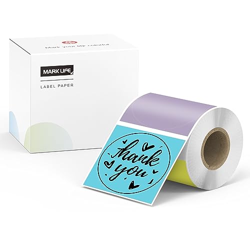 2\"x2\"Direct Thermal Labels for Marklife P50 Label Printer, Multi-Purpose Self-Adhesive Direct Thermal Labels for Business, Home, Office,150 Labels/Roll