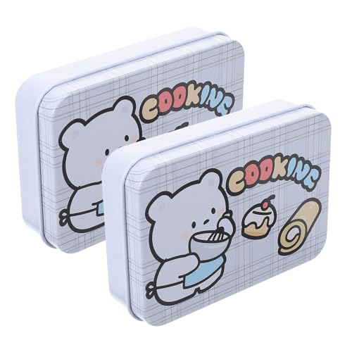 OUNONA 2pièces Boîte Décorative Boîtes De Rangement Avec Couvercle Pour Petits Objets Emballage