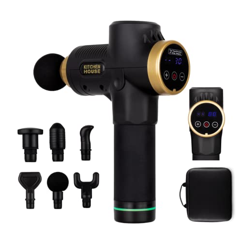 Image of Powerful Deep Tissue Percussion Massage Gun | Portable Body Massager for Pain Relief | Massage Machine | Back & Leg Massager (Enigma)