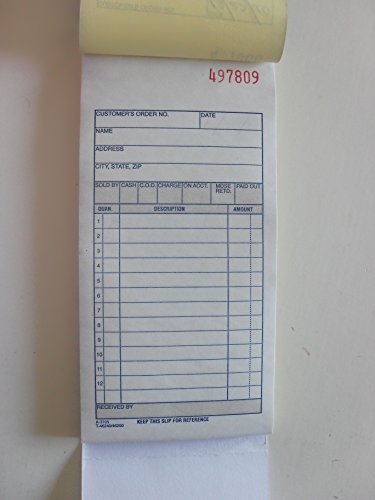 Libro de pedidos de ventas Adams evite pérdidas de datos con copias sin carbono 2