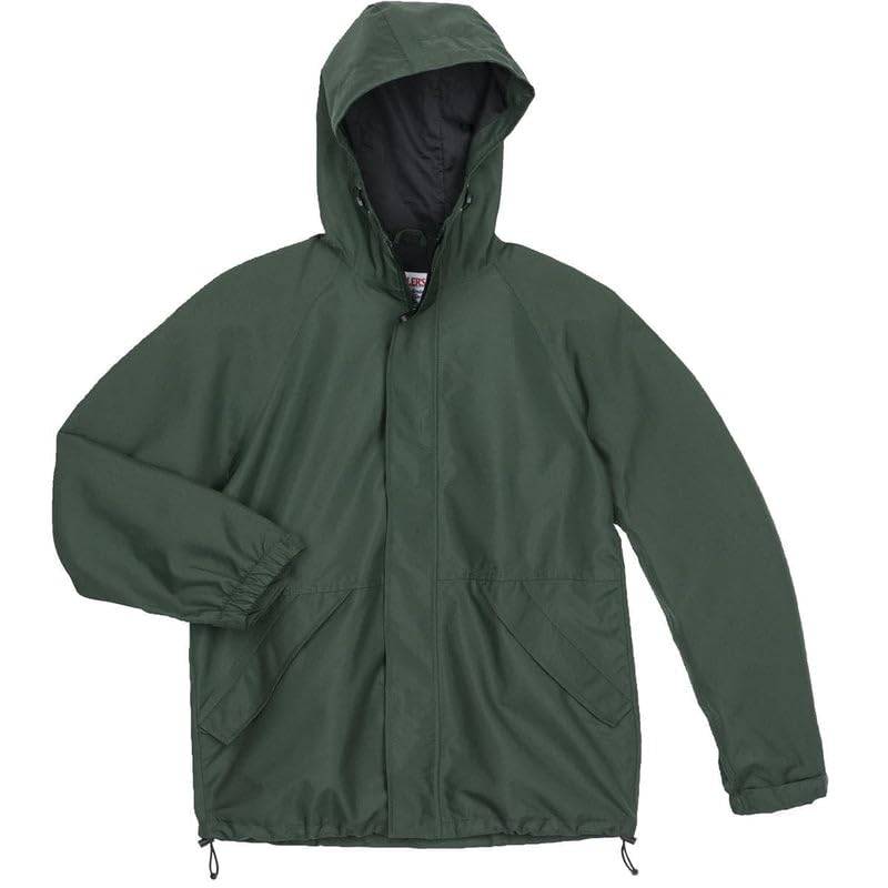 Gempler's Breathable Fully-Lined Rain Jacket with 2-Way Heavy-Duty Zipper Front