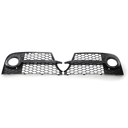 Couverture nid d'abeille TT MK2 SLine antibrouillard avant en noir laqué